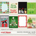 Meowy Christmas Cards by lliella designs
