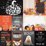 Meowy Howl-o-ween Cards by lliella designs