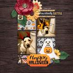 Layout by Rebecca using Meowy Howl-o-ween by lliella designs