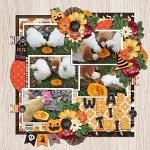 Layout by Martina using Meowy Howl-o-ween by lliella designs