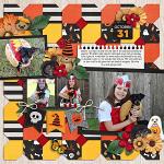 Layout by Jill using Meowy Howl-o-ween by lliella designs