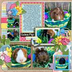 Layout by Jill using Little Pets Easter by lliella designs