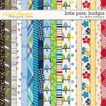 Little Pets Budgie Papers by lliella designs