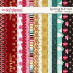 Spring Festival Papers by lliella designs