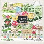 Herb Garden Stickers by lliella designs