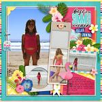 Layout by Carrie using Beach Party by lliella designs