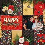 Layout by Jacinda using Merry Holidays Bundle by lliella designs