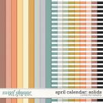 April Calendar Solid and Stripe Papers Preview by Connection Keeping