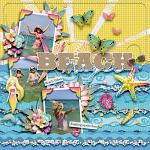 Beach Magic Bundle by Connection Keeping Digital Art Layout HeatherH