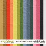 Quite Sporintg: Tennis and Pickleball Solids Preview by Connection Keeping