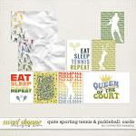 Quite Sporintg: Tennis and Pickleball Journal Cards Preview by Connection Keeping