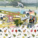 Quite Sporintg: Tennis and Pickleball by Connection Keeping Digital Art Layout SweetChar