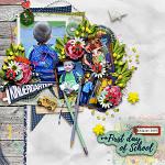 School Stuff Quickpages by Connection Keeping Digital Art Layout HeatherH