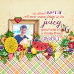 Layout by Kim using Tutti Frutti Bundle by lliella designs