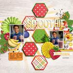Layout by Rebecca using Tutti Frutti Bundle by lliella designs