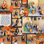 Spooky Vibes layout by Cassie