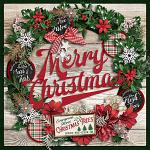 Christmas Big Symbols Templates by Connection Keeping Digital Art Layout JillW