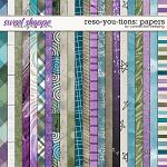 Reso-YOU-tions Pattern Papers Preview by Connection Keeping