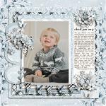 Black & White: January by Connection Keeping Digital Layout Saar