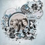 Black & White: January by Connection Keeping Digital Layout SeattleSherii