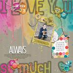 Gradient Templates 02: Love by Connection Keeping layout SweetChar