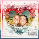 Gradient Templates 02: Love by Connection Keeping layout Kelly 06