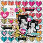 Gradient Templates 02: Love by Connection Keeping layout HeatherH