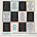Adventurous and Wild Feltboard Preview by Connection Keeping
