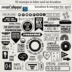 Brushes and Stamps for April preview by Connection Keeping