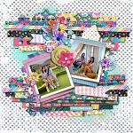 Bold August by Connection Keeping layout purple-colourz