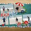 Layout by Adrienne using Beach Bum by lliella designs