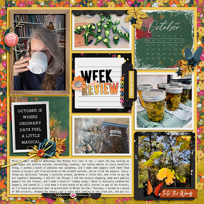 Bold October by Connection Keeping layout AllyAnne 01 Bold October by Connection Keeping layout AllyAnne 01