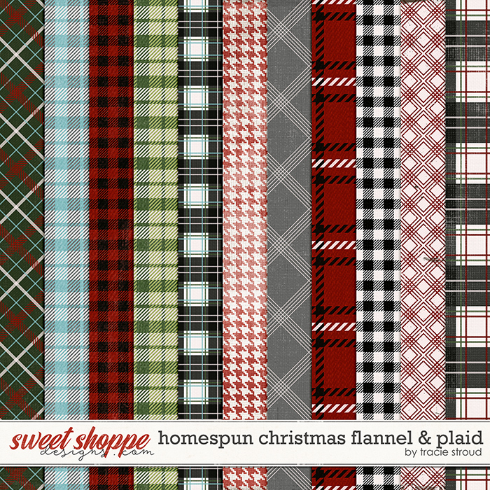 Homespun Christmas Flannel & Plaid by Tracie Stroud
