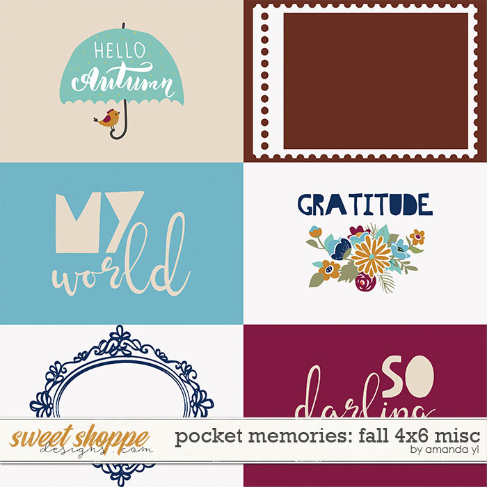 Pocket Memories: Fall 4x6 Misc by Amanda Yi Pocket Memories: Fall 4x6 Misc by Amanda Yi