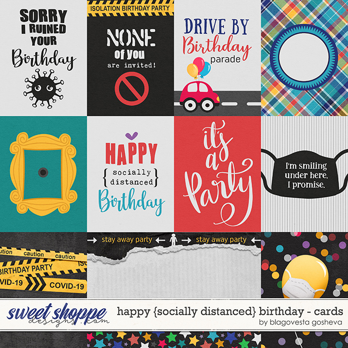 Happy {socially distanced} Birthday: Cards by Blagovesta Gosheva Happy {socially distanced} Birthday: Cards by Blagovesta Gosheva