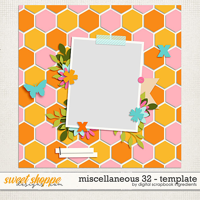 Miscellaneous 32 Template by Digital Scrapbook Ingredients