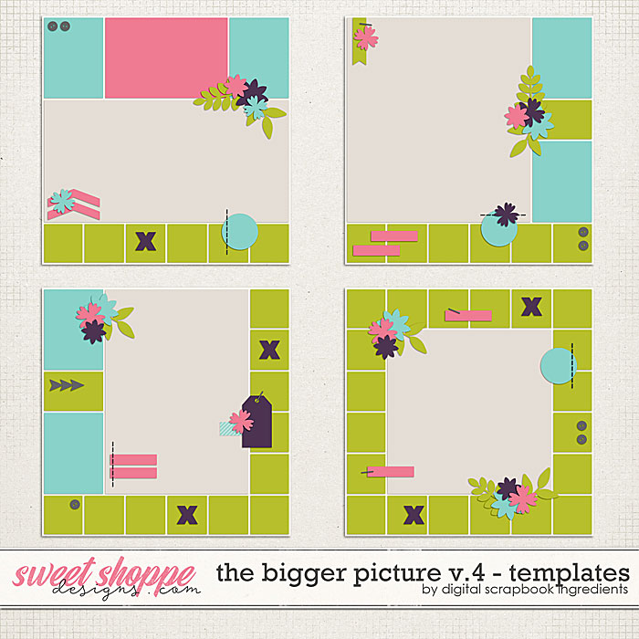 The Bigger Picture Templates Vol.4 by Digital Scrapbook Ingredients