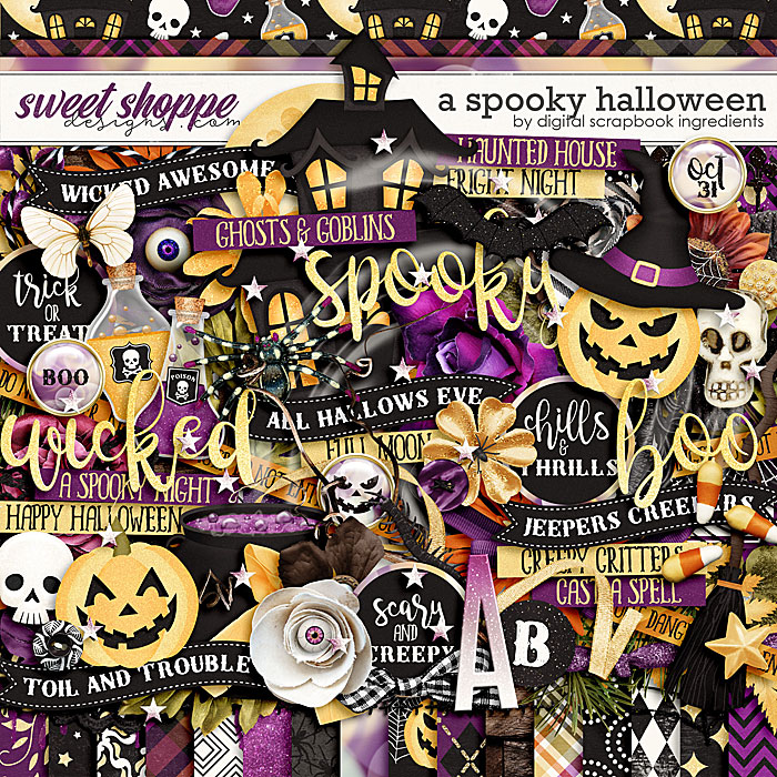 A Spooky Halloween by Digital Scrapbook Ingredients