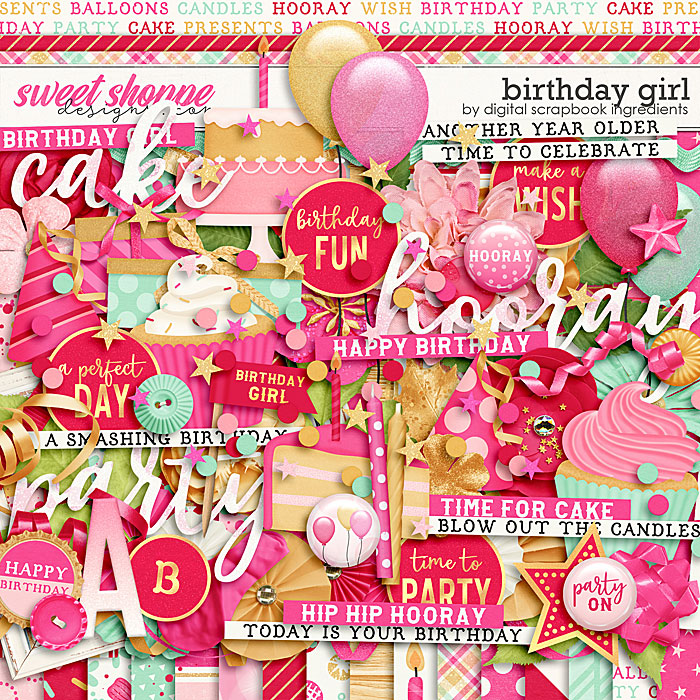 Birthday Girl by Digital Scrapbook Ingredients