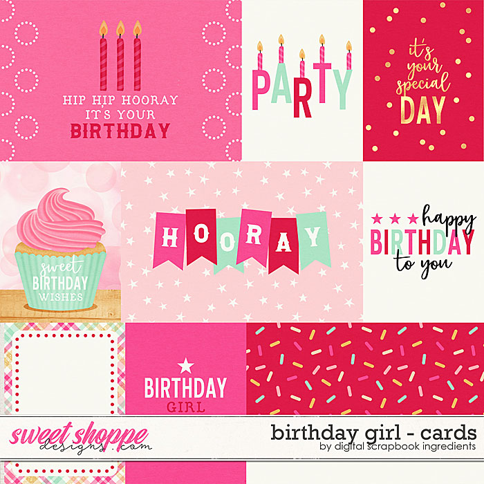 Birthday Girl | Cards by Digital Scrapbook Ingredients Birthday Girl | Cards by Digital Scrapbook Ingredients
