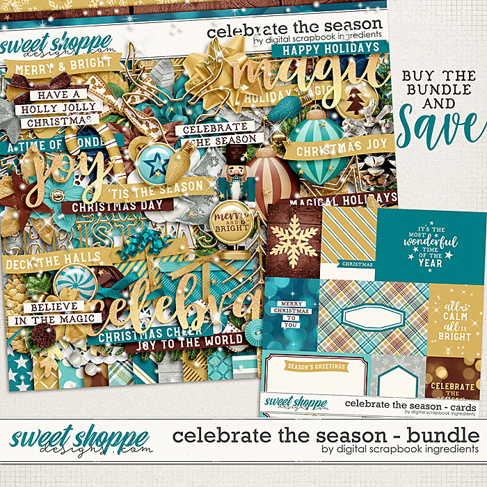 Celebrate The Season Bundle by Digital Scrapbook Ingredients