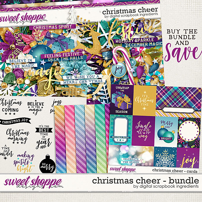 Christmas Cheer Bundle by Digital Scrapbook Ingredients