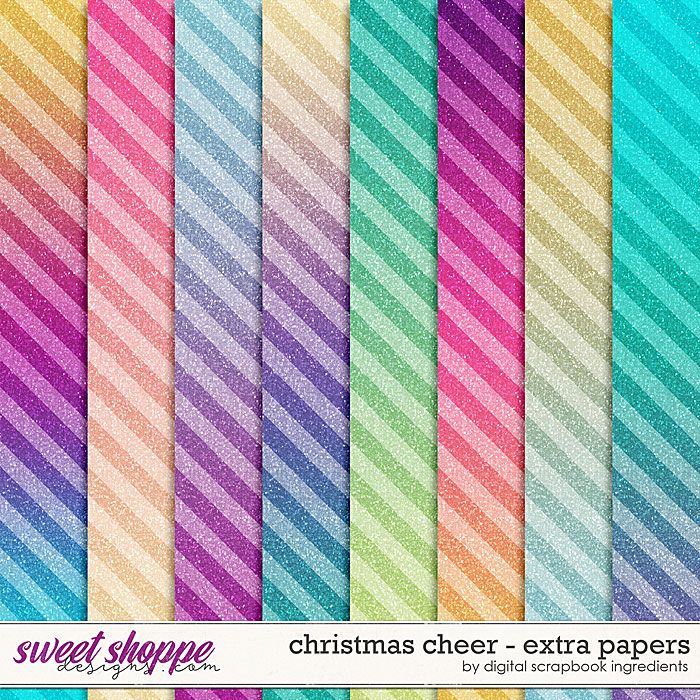 Christmas Cheer | Extra Papers by Digital Scrapbook Ingredients Christmas Cheer | Extra Papers by Digital Scrapbook Ingredients