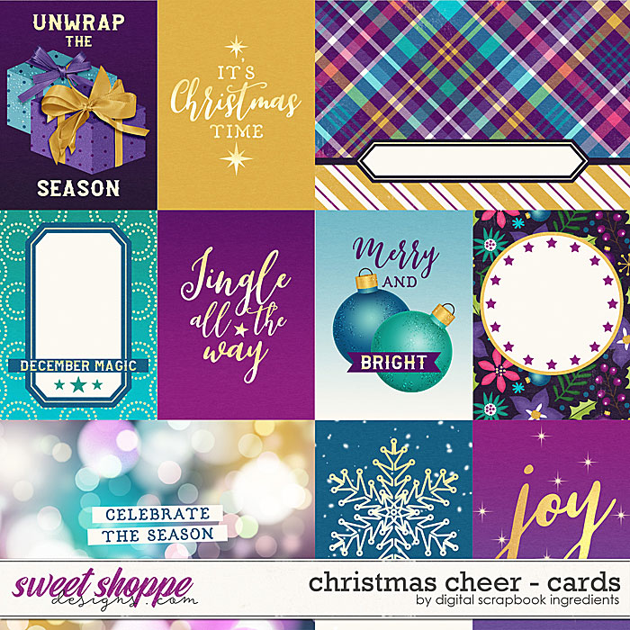 Christmas Cheer | Cards by Digital Scrapbook Ingredients Christmas Cheer | Cards by Digital Scrapbook Ingredients
