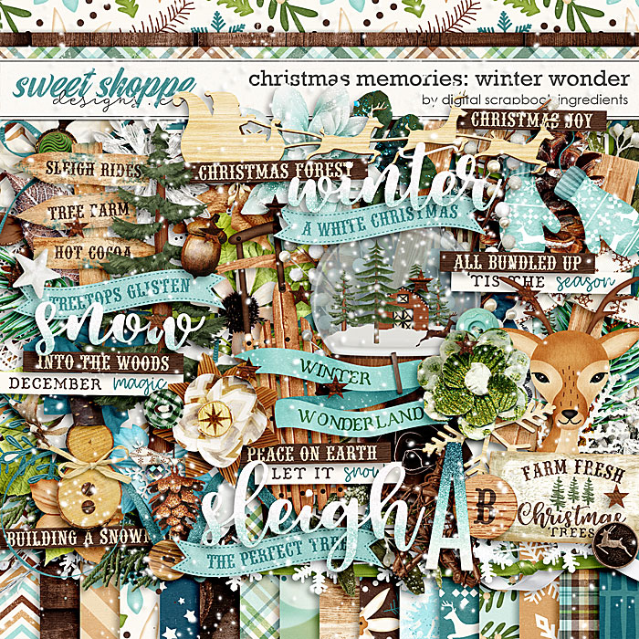 Christmas Memories: Winter Wonder by Digital Scrapbook Ingredients