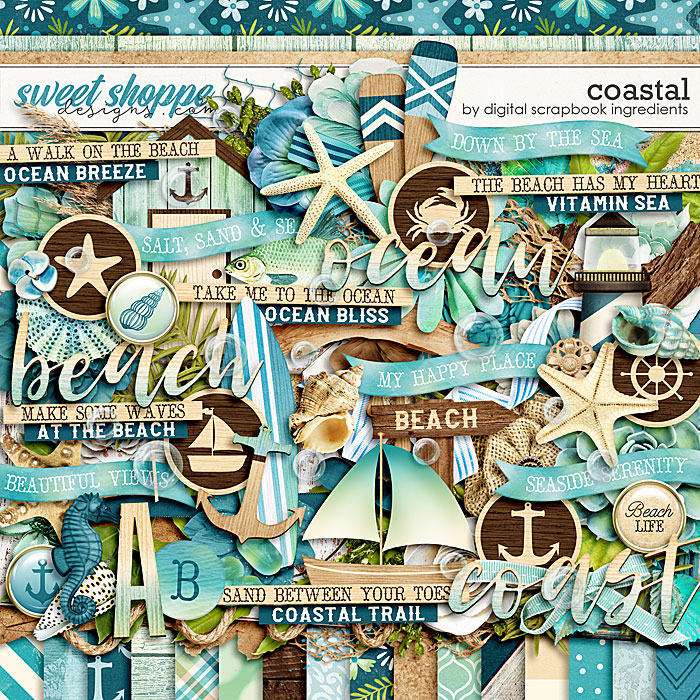 Coastal by Digital Scrapbook Ingredients