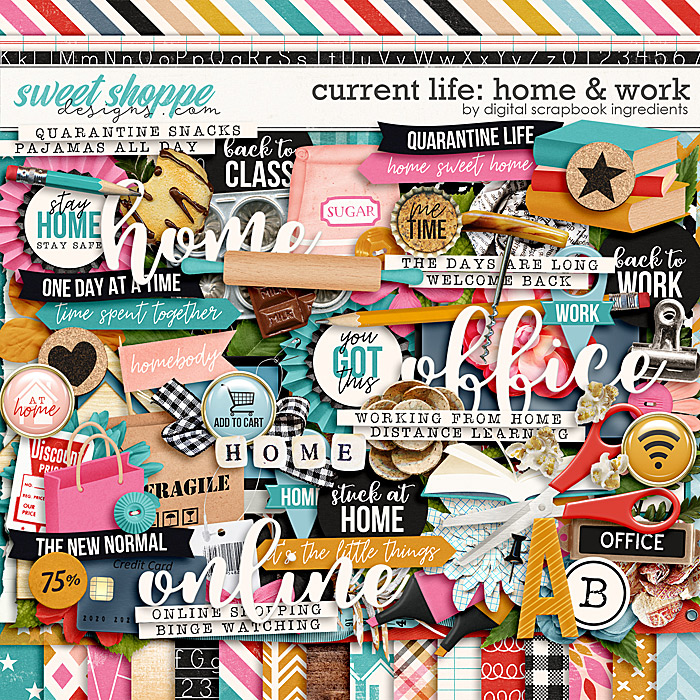 Current Life: Home & Work by Digital Scrapbook Ingredients