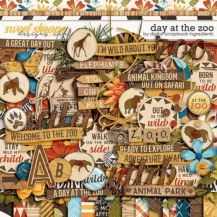 Day At The Zoo by Digital Scrapbook Ingredients