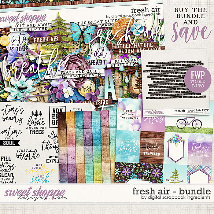 Fresh Air Bundle & *FWP* by Digital Scrapbook Ingredients
