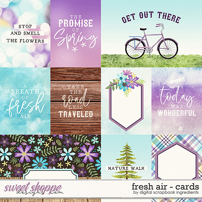 Fresh Air | Cards by Digital Scrapbook Ingredients